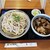 ざいごや 三吉 - 料理写真:肉汁うどん 880円、大盛 250円