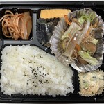 弁当のしんわ - 餡かけハンバーグ{冷めても美味しい}、副菜も美味しい♪