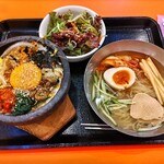 Tondemun Shijan - 石焼きビビンバ＆冷麺のハーフセット