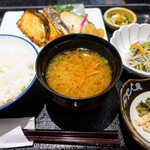 魚久 イートイン あじみせ - あじみせ定食