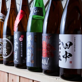 お魚と相性抜群の日本酒！お酒好きも嬉しい充実の品揃え