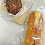 1954 Fukuoka - 卵焼きと焼肉のロールパン他