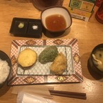 博多天ぷら やまや - やまみ定食の全容