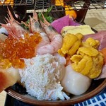 kitanokaisendomburiyawagamamadontomakomaishokudou - 10色海鮮丼