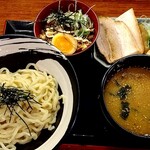 俺の中華たなか家 - 「つけ麺 醤油+Bonusチャーシュー」＆「まかない飯」着盆＼(^o^)／