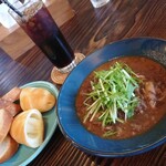 和cafe麦 - 国産牛肉の赤ワイン煮 (1650円・税込)