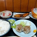 Nonki Shokudou - 本日の４品、ご飯は半分家族に取られましたw