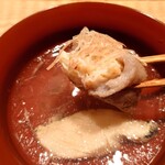 伯雲 - 毛蟹の入った蓮根饅頭