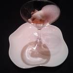 ガストロノミー ジョエル・ロブション - シトロン　ソルベとジュレにし、金柑コンポートとすみれの香りをアクセントに