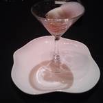 ガストロノミー ジョエル・ロブション - シトロン　ソルベとジュレにし、金柑コンポートとすみれの香りをアクセントに