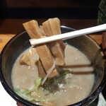 中華蕎麦 ひら井 - 極太メンマ健在。コリコリ感