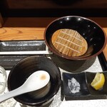 中華蕎麦 ひら井 - 一番出汁のスープ割りが旨い！KK！フィニッシュ！