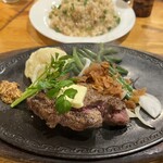 エイト・オーズファーム - 【ヒレステーキ150g単品 3,094円＋ガーリックライス440円】