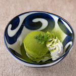浓郁的京都烤绿茶冰淇淋