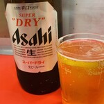 豚足のかどや - 瓶ビール