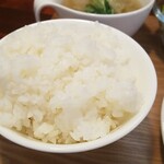 キッチン ブルー グローブ - ご飯大盛りのアップ