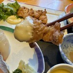 海の花 - チキン竜田揚げリフトアップ！