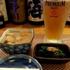 Sashimi Ya - 生ビールとお通し