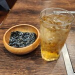 Yakiniku Ando Kankoku Katei Ryouri Sonamu - 韓国海苔、ひげ茶割