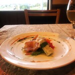 TRATTORIA sereno - こう見えて野菜たっぷり！外食時に美味しい野菜をしっかりとれるのはうれしい