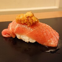 寿司処 かい原 - トロの泡醤油