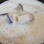 表参道うかい亭 - 帆立貝のカプチーノ仕立て