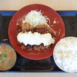 Katsuya - タルタルチキンカツ定食（ご飯大盛）