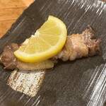 わすれな草 - 猪バラ肉串焼き