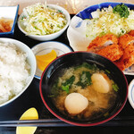 Tonkatsu Dokoro Tonki - ヒレかつ定食（ごはん大盛り・キャベツ大盛り）