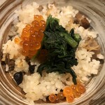 鴨出汁中華蕎麦 麺屋yoshiki - 鴨の炊き込みご飯