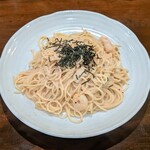 Toukyou Kafe Resutoran Furesuka - エビとイカとキノコの明太子クリームスパゲッティ