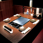 先代お好み焼鉄板焼 色 - 1名様～４名様でご利用いただける完全個室のプライベート空間！