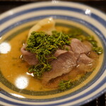 みつき - 万葉牛のしゃぶしゃぶ 白子筍と花山椒を巻いて