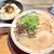 博多一丁 - 料理写真:ラーメンと明太子ごはん