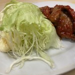 自由軒 - 野菜もシャキシャキと新鮮だ