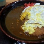神戸らんぷ亭 - カツ丼とカレー的な(´・ω・｀)