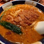 支那麺 はしご - 排骨坦々麺(大辛)