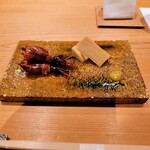鮨 さかい - 富山県のホタルイカと熊本県の筍