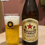 海鮮処 函館山 - サッポロラガー〈赤星〉中瓶