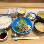 Mita Yamadaya - アジのたたき定食