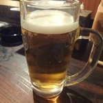 とくべえ駅前店 - 生ビール