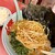 ラーメン山岡家 - 料理写真:ピリ辛ネギ醤油ラーメンと小ライス
