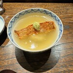 御料理 ふじ田 - ノドグロの飯蒸し