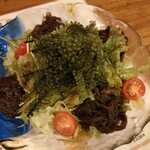 Soba Dokoro Ma San Dou - 海ぶどうともずくのサラダ