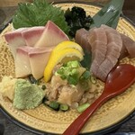 Goen - マグロとブリの2種盛り