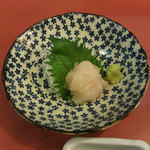 ヤットルゾー五條 - 白えびの造り(990円)