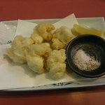 ヤットルゾー五條 - まだら白子の天ぷら(600円)