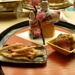 懐石料理 桝田 - 先附<鮟肝、白魚他>