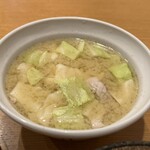 とんかつ 美濃屋 - 豚汁