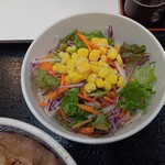 吉野家 新橋東店 - 生野菜サラダ